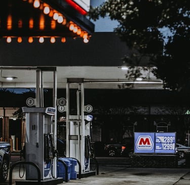 gas station