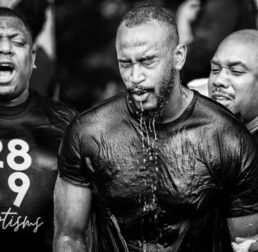 rising from baptism