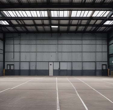 white and black metal frame