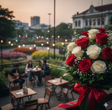 karangan bunga valentine Malang