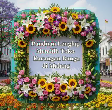 karangan bunga Malang