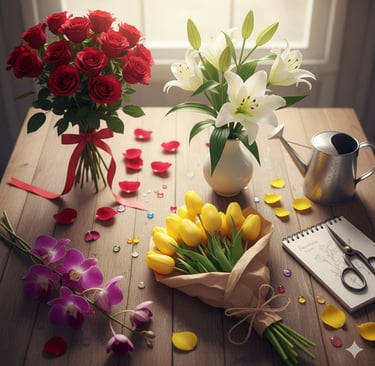 makna warna bunga Malang