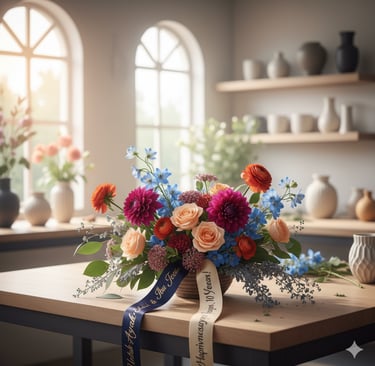 karangan bunga custom Malang