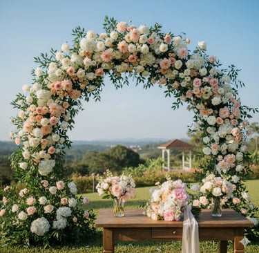 karangan bunga pernikahan Malang