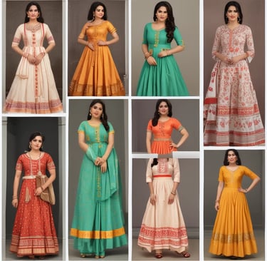 A stylish collection of functional dresses displayed elegantly.