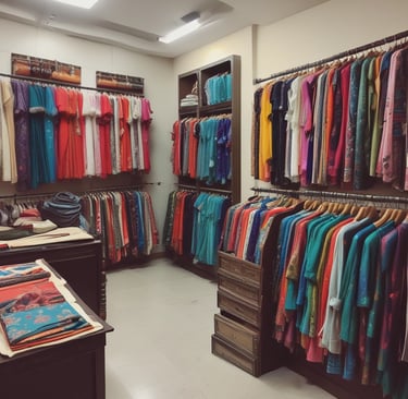 A cozy workspace setup for home-based order taking.