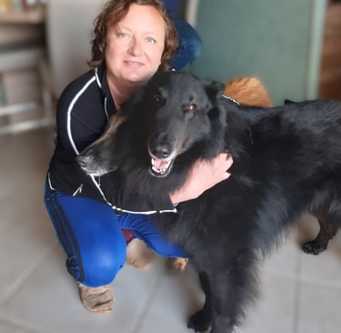 Naturopathe avec un chien