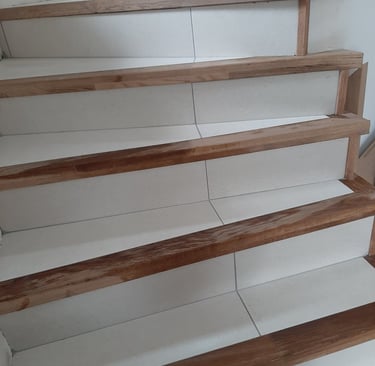 escalier finis posé