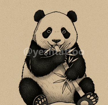 Tatuaje panda