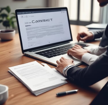 A vibrant image of a customer service representative ready to assist.