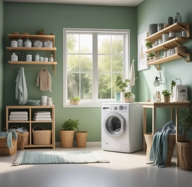 a pile of laundry sheets sitting on top of a wooden table