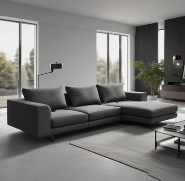 Bright living room with modern inventory