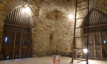 Old louvres in bell chamber
