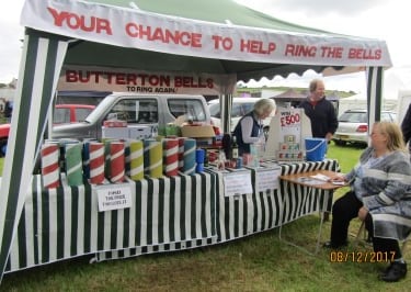 Fundraising stall at Manifold Show