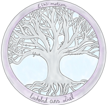 a drawing of a tree with a family tree