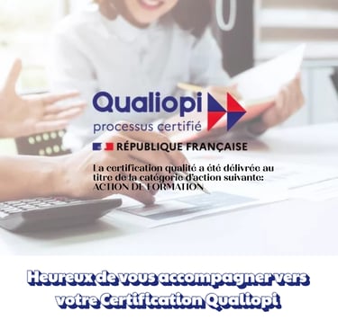 Qualiopi - accompagnement vers la certification Qualiopi
