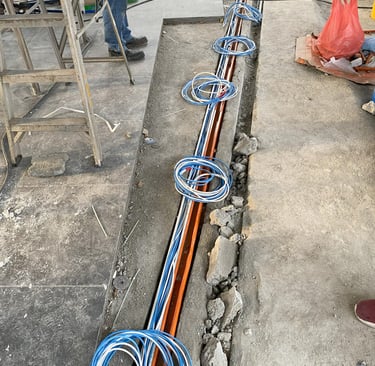 CAT6 Cable Setup for Turnstile & Barrier