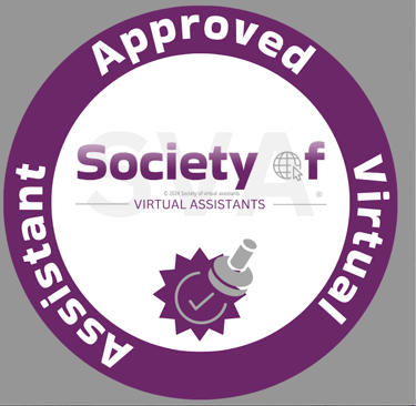 a logo for a virtual assistant