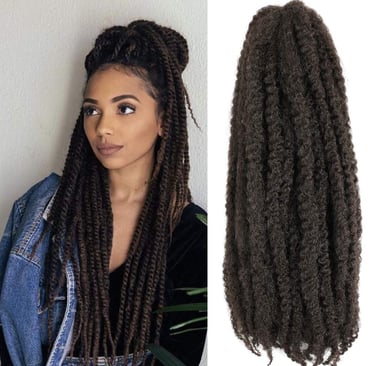 6 Pack Marley 20" Kanekalon Hair for braids and twists