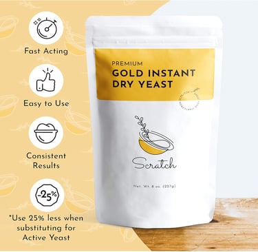 Scratch Golden Instant  Dry Yeast