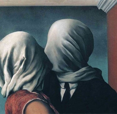 The Lovers II, 1928 by Rene Magritte