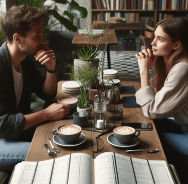 Casal aplicando a comunicação e respeito mutuamente