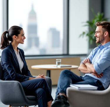 líder mostrando empatia ao corrigir em particular