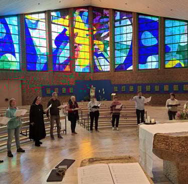 Kammerchor Emsland - Probe im Juni 2024 in Papenburg St. Josef