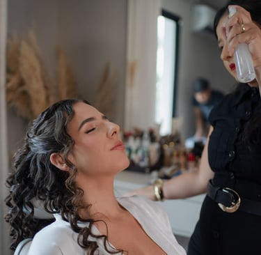 Maquiagem de noiva com técnica de alta resistência Katy Lemes