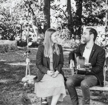 Relaxed Wedding Ceremony Music Duo Shropshire | Han & Stu