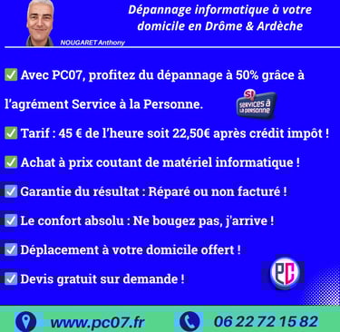 reparateur ordinateur avantage autour de moi