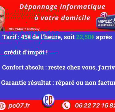 réparateur ordinateur à portes-les-valence