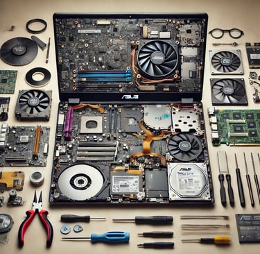 pc portable démonter pour réparation