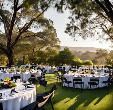 Spacious outdoor corporate event venue for retreats and team-building activities