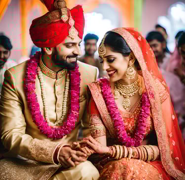 Engagement ceremony venue with modern decor and grand arrangements in Buxar