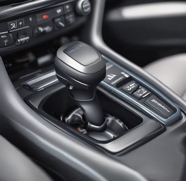 A mechanic carefully changing engine oil in a modern car inside a clean, well-equipped workshop.