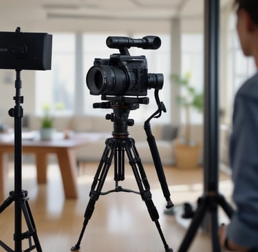black camera lens