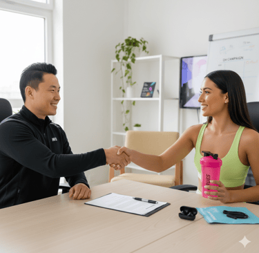 a man sitting at a desk with a laptop computer