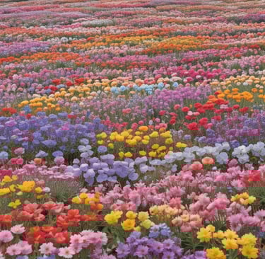Two delicate white flower buds are illuminated.