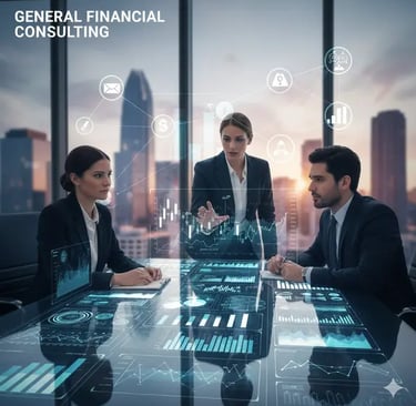 Consultoría financiera México: experto analizando gráficos de rentabilidad y liquidez para empresas MIPYMES con diagnóstico f