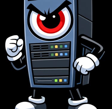 An Image of The All-See Machine, One Rival of The MitsuoLabs Mascots.