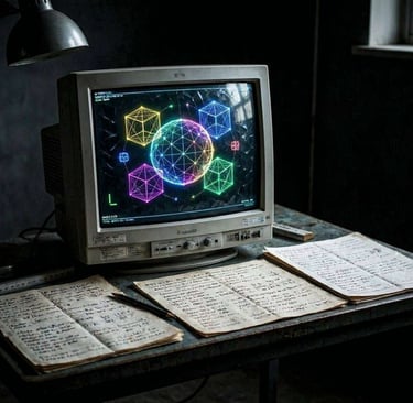 A striking and melancholic visual tribute to the solitary genius of Terry A. Davis.