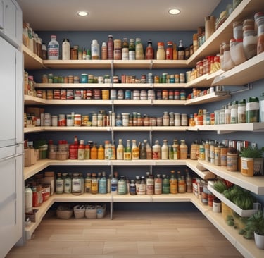 Uma organização Completa da sua dispensa 