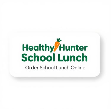 Students enjoying hot lunch at school