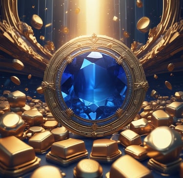 A sleek, deep navy and gold-themed header image featuring a global network map symbolizing international economic connections.