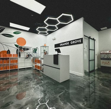 Lobby of Orange Grove Tattoo