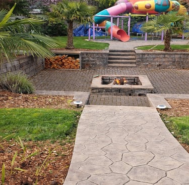Path and Fire Pit