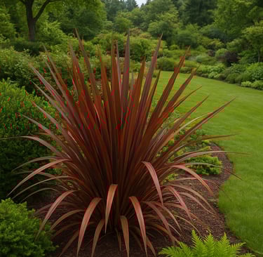 Flax Plan in landscape