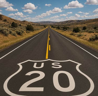 U.S. Route 20, the longest Road to Travel