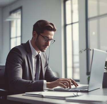 A friendly meeting between a client and our tax specialist discussing returns.